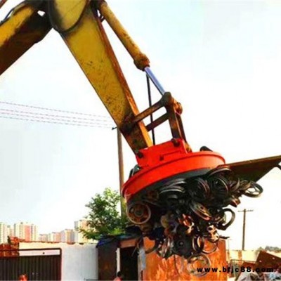 航車(chē)供應(yīng)  挖掘機(jī)專(zhuān)用高強(qiáng)磁電磁吸盤(pán)  圓形電磁吸盤(pán)   廢鋼電磁吸盤(pán)