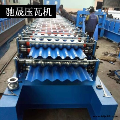 780大波浪彩鋼設(shè)備 彩鋼壓瓦機 馳晟壓瓦機 橫掛板壓瓦機