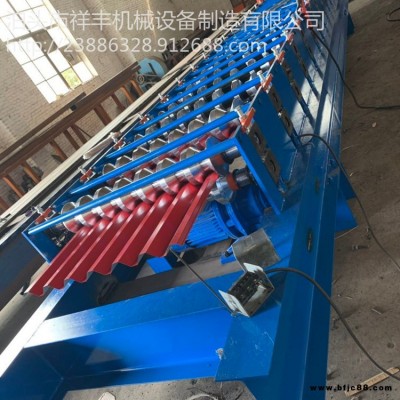 750彩鋼板 車間廠房橫掛板材壓瓦機(jī) 750橫掛板成型機(jī) 祥豐廠家直銷