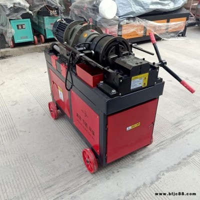 普煤圓鋼滾壓機 螺紋鋼滾絲機 鋼管全自動液壓滾絲機大量現貨