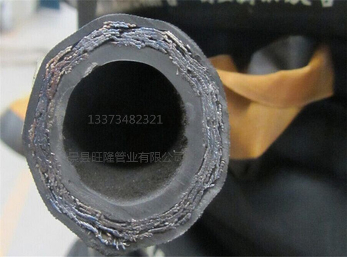 廠家直供高壓鋼絲編織膠管 增強高壓鋼絲編織膠管示例圖6
