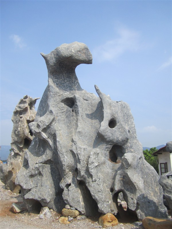 大型黃蠟石 刻字黃蠟石 公園置景標語景觀石示例圖22