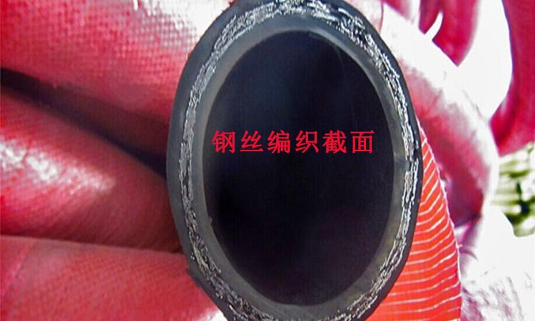廠家直銷橡膠鋼絲管 高壓鋼絲編織橡膠管 橡膠管示例圖5