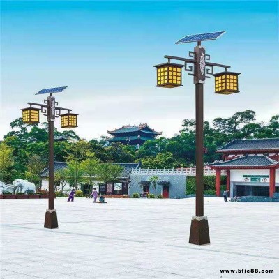 太陽能庭院燈 3米4米戶外園林景區(qū)仿古太陽能庭院燈 生產(chǎn)廠家