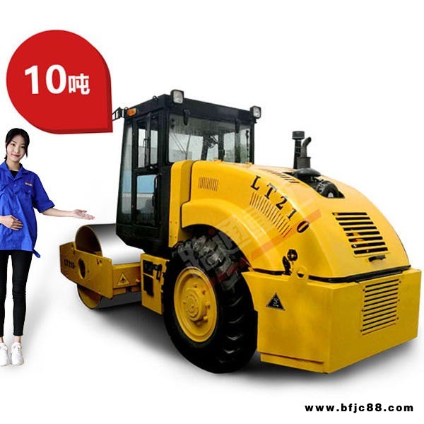 10噸機(jī)械前鋼輪后膠輪輪胎驅(qū)動(dòng)鉸鏈轉(zhuǎn)向10噸沖擊式碾壓機(jī)原裝現(xiàn)貨