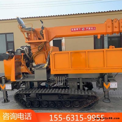 履帶自卸隨車吊 履帶式起重機 水田履帶隨車吊 久勝機械js316