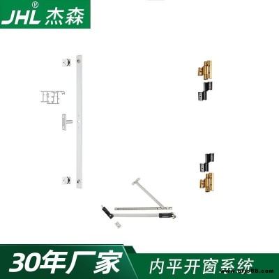 門窗五金系統(tǒng) JHL杰森五金窗配件 經(jīng)濟(jì)型內(nèi)開窗系統(tǒng)NPKC-03 合頁偏心可調(diào)