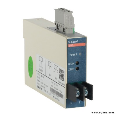 安科瑞BD-AI電力變送器 4-20mA模擬量輸出單相交流電流0-120A輸入