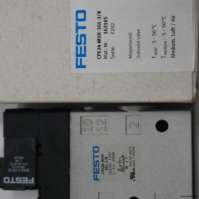 FESTO費斯托 CPE24-M3H-5/3GS-3/8電磁閥