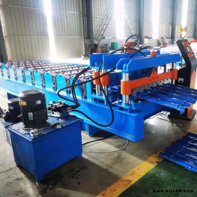 仿樹脂瓦機(jī)  800竹筒仿樹脂琉璃瓦機(jī)  全自動壓瓦機(jī)  瓦楞成型冷彎機(jī)