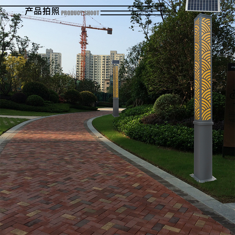 太陽(yáng)能景觀燈戶外LED適用公園園林街道小區(qū)別墅廣場(chǎng)多用途示例圖7