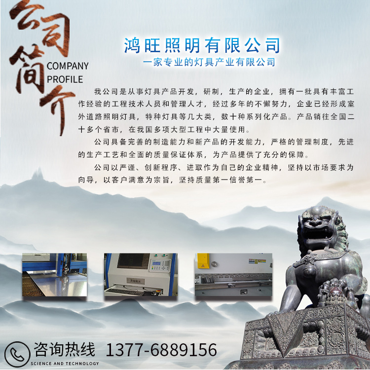 LED戶外仿古燈復古照明亮化景觀燈庭院燈公園園林小區道路街道示例圖1