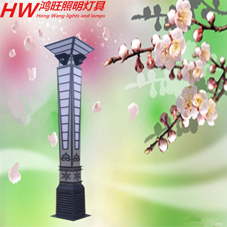 精品景觀燈高桿燈公園廣場路草坪燈戶外燈方燈異形燈LED庭院燈示例圖9