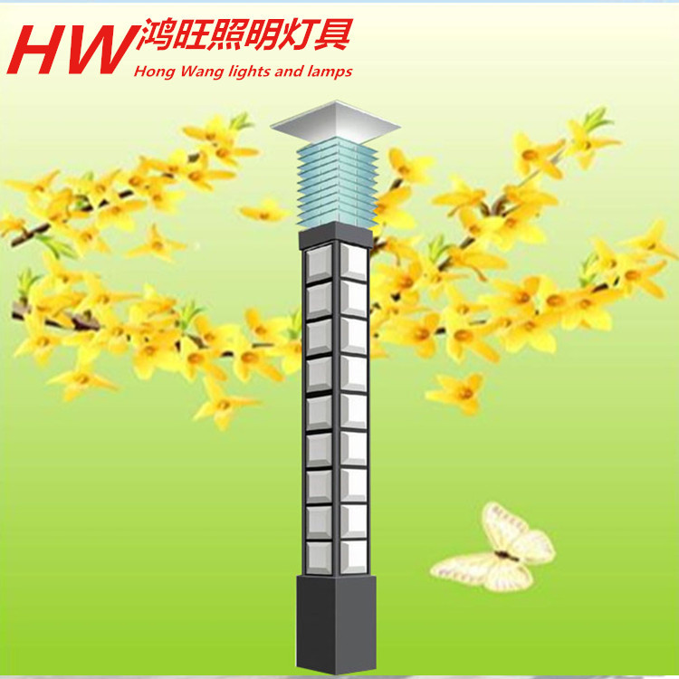 精美方形景觀燈高桿燈LED庭院燈花園燈草坪燈公園廣場路燈中桿燈示例圖124