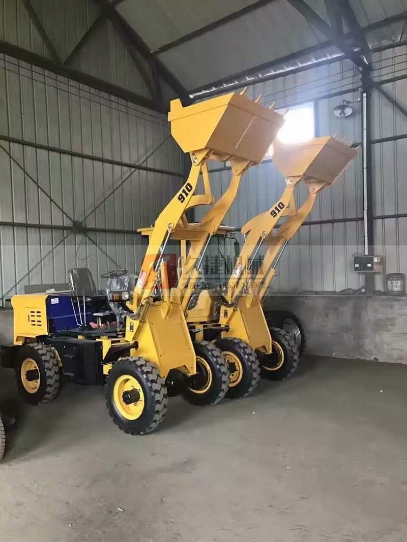 裝載機鏟車20全新 小型多功能抓草工地用駕駛室四驅小鏟車裝載機示例圖1