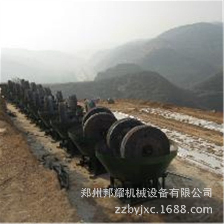 雙輥碾金機 選金配套碾金機 小型濕碾機現貨 大型輪式碾砂機價格示例圖7