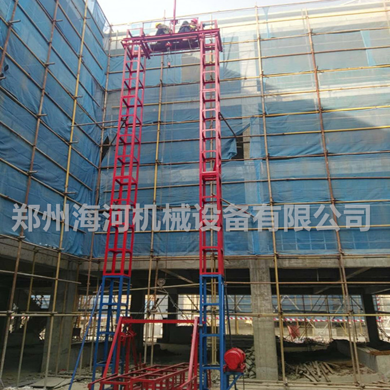 【2018】垂直高層建筑施工升降機 建筑工地用龍門吊物料提升機示例圖3