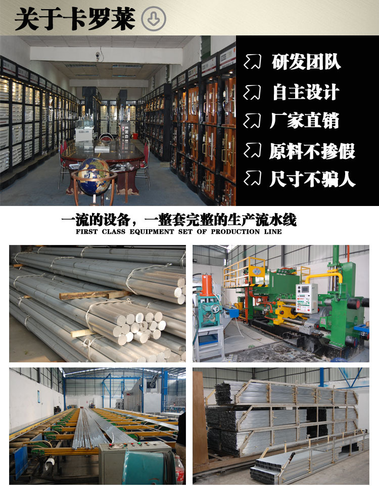 卡羅萊定制鋁型材衣櫥柜封邊拉手 定做時尚簡約封邊拉手示例圖1