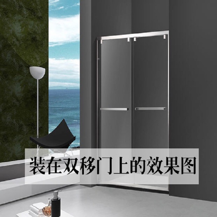 廠家批發熱銷不銹鋼玻璃門單支拉手淋浴房把手衛浴房扶手可定制示例圖5