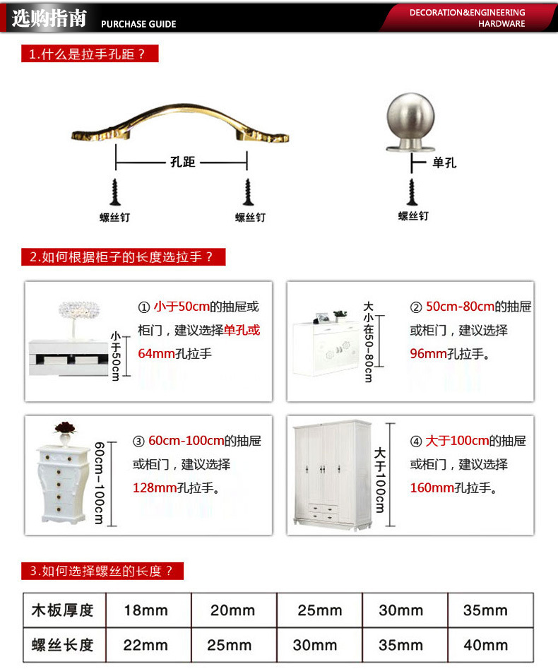 廠家直銷外貿現代氧化刻花鋁合金拉手 抽屜櫥柜門把手 5805示例圖10
