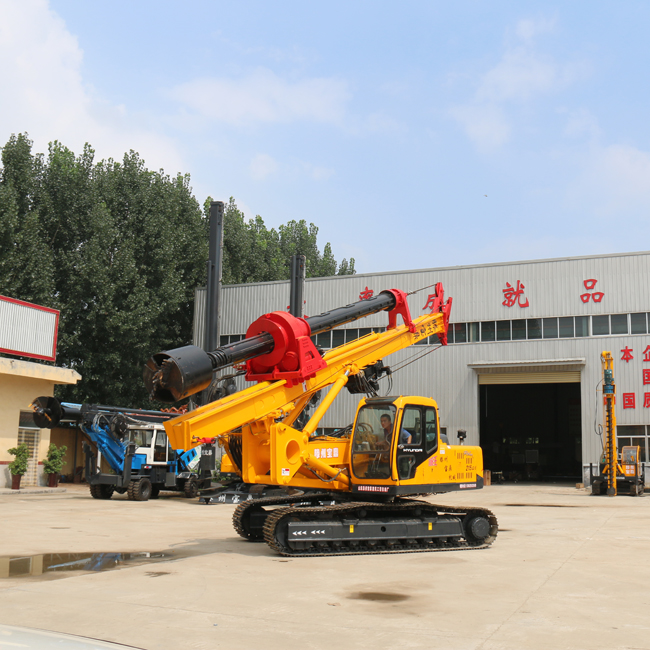 現(xiàn)代挖機(jī)改裝機(jī)鎖桿旋挖鉆機(jī) 一機(jī)多用 可打20米示例圖1