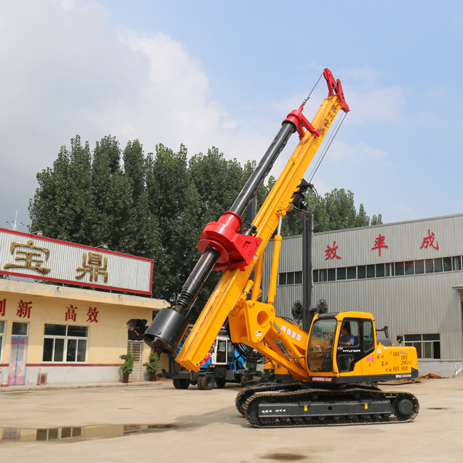 現(xiàn)代挖機(jī)改裝機(jī)鎖桿旋挖鉆機(jī) 一機(jī)多用 可打20米示例圖3