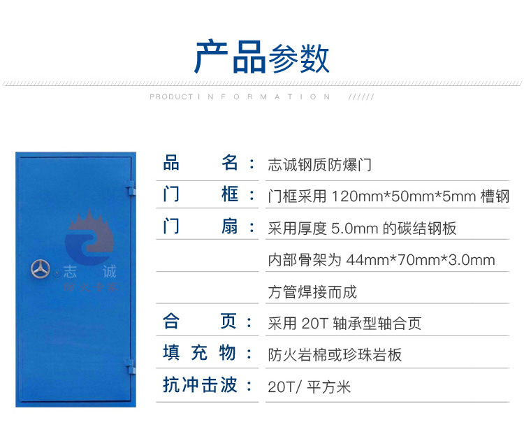 防爆門抗爆門聊城臨沂菏澤萊蕪 廠家直銷 資質齊全 專業定制示例圖3