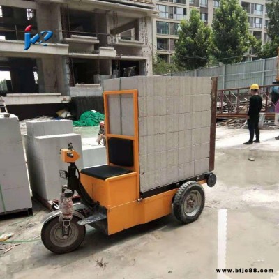 座駕式三輪背磚車 工地樓層上磚車 小壯工dc-08電動(dòng)推磚車