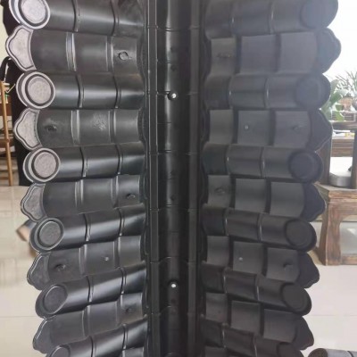 高鑫 樹脂仿古一體瓦 雙面墻頭瓦 量大從優