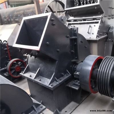 源德冷壓塊錘式破碎機 200*300型貝殼玻璃錘式粉碎機 礦山砂石制砂設備