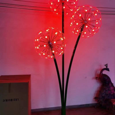 草坪蒲公英景觀燈大型發(fā)光蒲公英燈雕塑銘星廠家訂做LED蒲公英燈