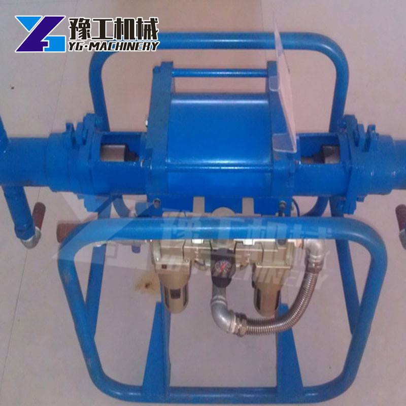 雞西市煤礦氣動注漿泵臥式氣動注漿泵工作視頻