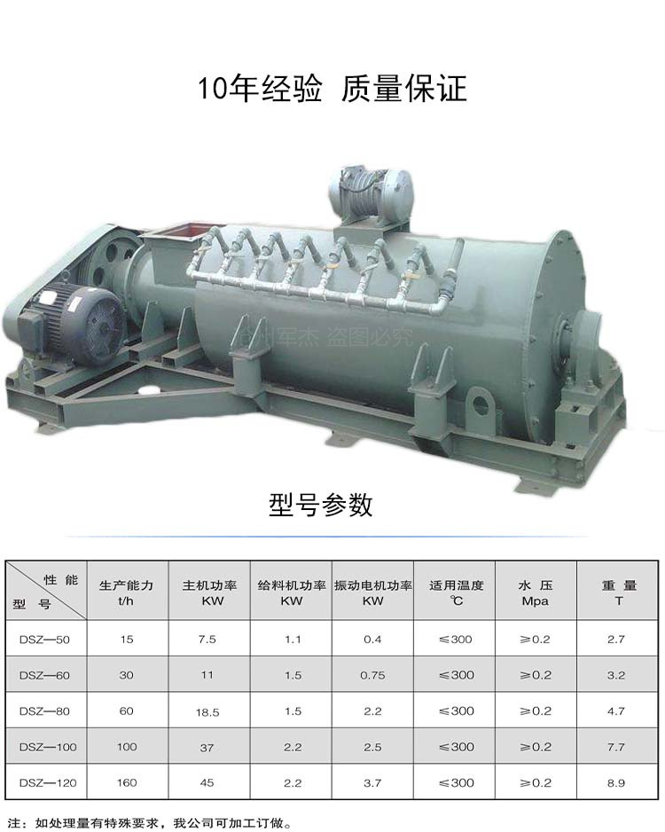 廠家直銷 單軸粉塵攪拌機 粉塵加濕機粉煤灰粉塵加濕機石灰消化器示例圖1
